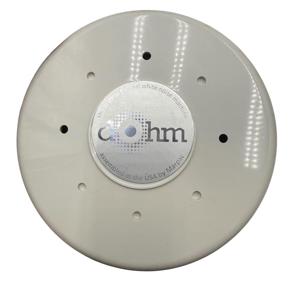 Marpac Dohm Classic Natural White Noise Machine White M1DSUSWH Assembled USA